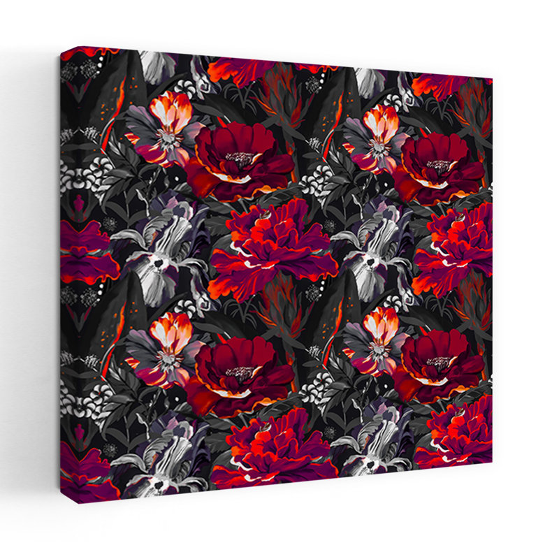 Art contemporain contemporain dramatique «Bold Classic», H 18 po x l 18 po