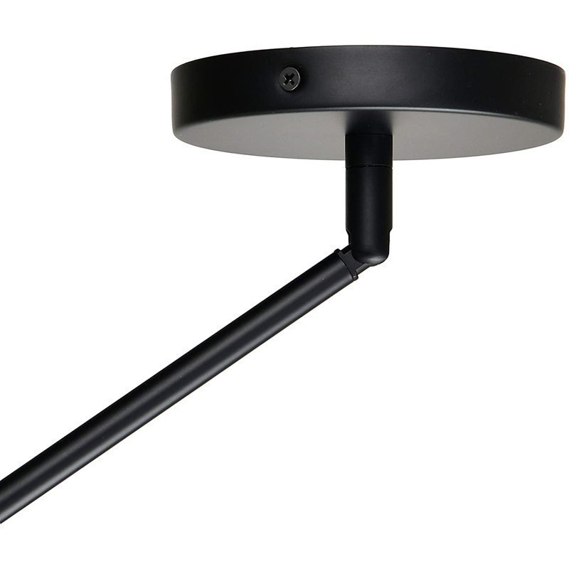 Lustre sphérique unique à 6 lumières Glint, Noir