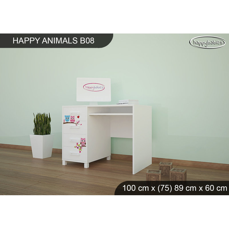 100cm Writing Desk, White