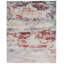 Abstract Area Rug in Red-195095061