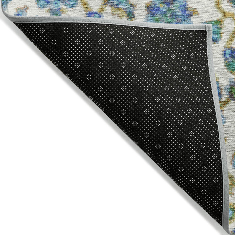 Machine Washable Indoor/Outdoor Husby ACN2187 Global Rug, Rectangle 2'6" x 3'10"