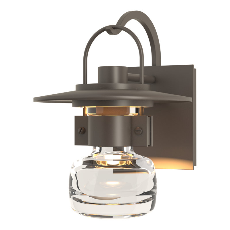 Mason Outdoor Wall Lantern, 9.7" H x 7.2" W x 8" D, Coastal Dark Smoke