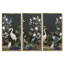 "Chinoiserie avec oiseaux et pivoines" - 3 pièces, peinture sur toile-874196652-874196653