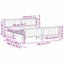 Solid Wood Bed Frame-151993176-151993180
