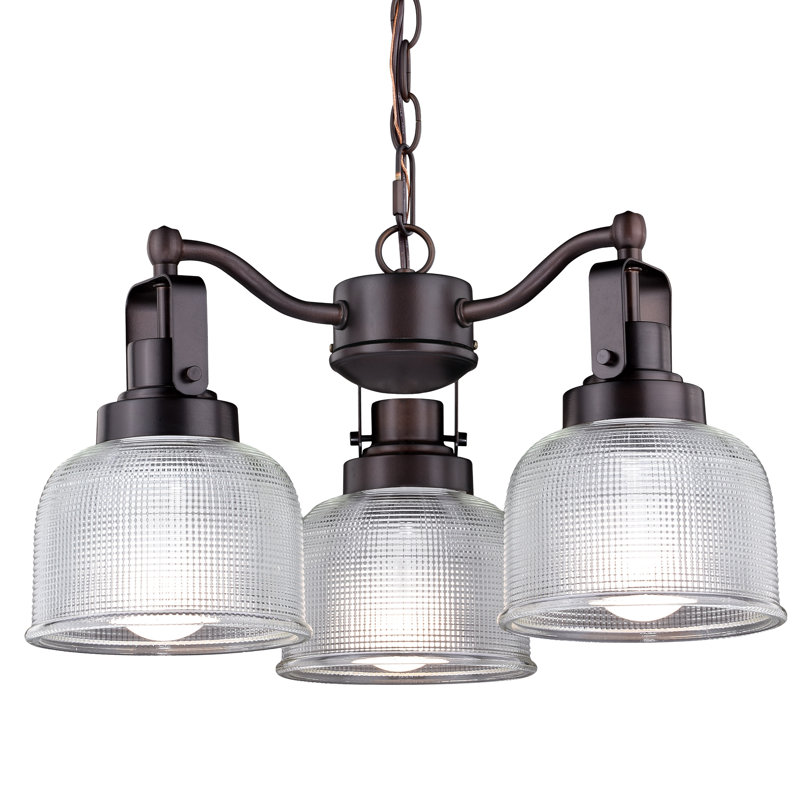 Hoopeston 3 - Light Shaded Classic Chandelier