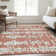 Premium Machine Washable Prisco Salmon Rug