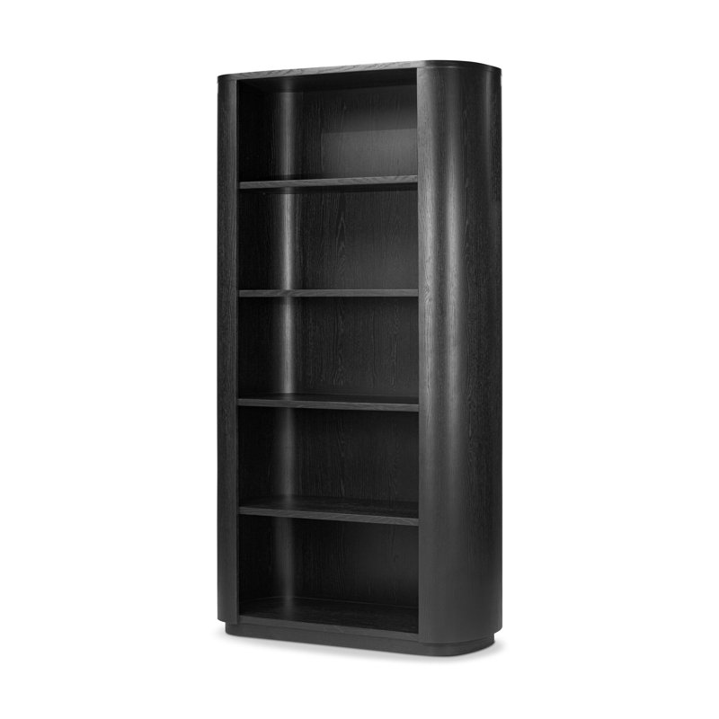 Pilar Bookcase, Charcoal Oak