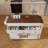 Extendable Dining Table & Storage Cart Mdf Stylish For Small Dining Spaces