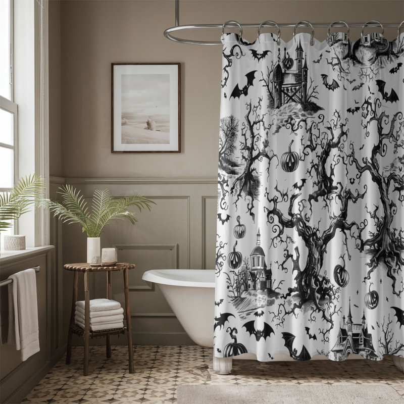 Rideau de douche Denetris, H 74 po x l 35 po