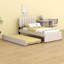 Lit plateforme tapissier simple Teddy-1833390544
