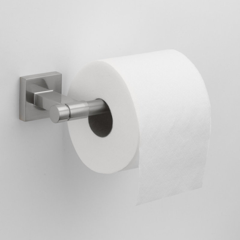 Avalon Tissue Holder Bath Hardware Accessory, Satin Nickel