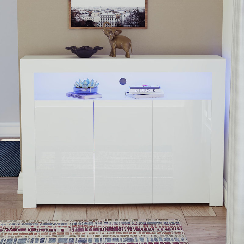 Brebner 130cm Sideboard, White