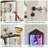 69'' H Glass Corner Display Cabinet With Rgb Lights And Motion Sensor, 5-Tier Display Cabinet With Lock-2093918640