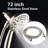 8-Setting Handheld Shower Head, 5 Inch Face, Magnetic Docking System, 72 Inch Stainless Steel Hose-123283471
