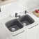 Vienna 31" L x 21" W Double Basin Drop-In Kitchen Sink with Accessories