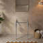 Pied de meuble-lavabo autoportant de 23 po seulement, sans lavabo, couleur argent