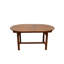 Annekatrin Oval Eucalyptus Extendable Outdoor Dining Table With Umbrella Hole , 100cm cm W 150cm cm D