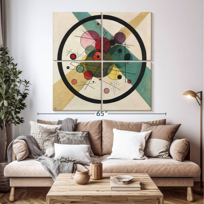 Circles In A Circle, H 50 po x l 50 po