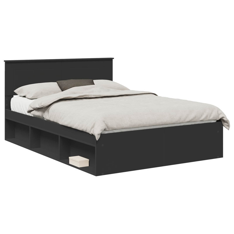 Bed, European Double (140 x 200 cm), Black