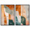 Ensemble de 2 reproductions sur toile Luxe 