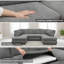 7 Seater Corduroy Corner Sofa-1371931868