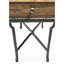 Forge Iron Storage Side Table