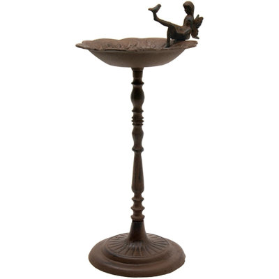 Nadisha Iron Pedestal Birdbath