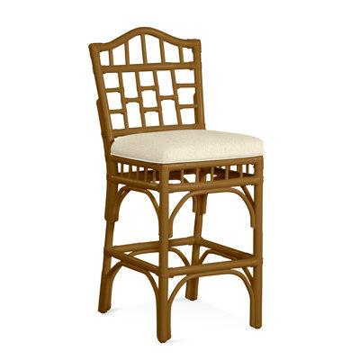 Chippendale Upholstered Stool