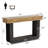 54"Narrow Console Table with U-Shaped Pedestal-541289896-541289898