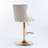 Kennasyn Swivel Upholstered Adjustable Height Counter Stool-481769137