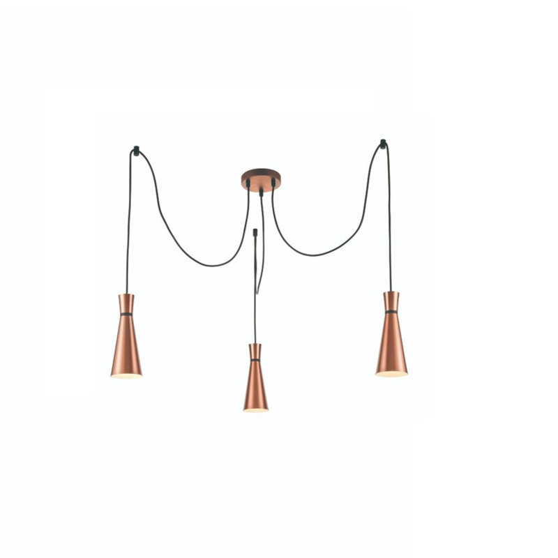 Kyler 3 - Light Cluster Pendant, Copper
