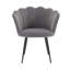 Bruning Scallop Velvet Barrel Accent Chair-1088046555