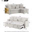 214cm Pull-Out Corner Sofa Bed with Hidden Storage, USB Charging Port and Armrest Shelving-1102697125