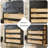 Modern Black Solid Wood Accent Cabinet
