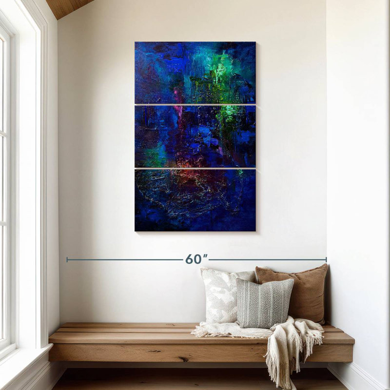 Avery Blue II, 45" H x 28" W