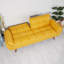 Canapé futon 75,4 "convertible en lin moderne, canapé-lit confortable-2090922891