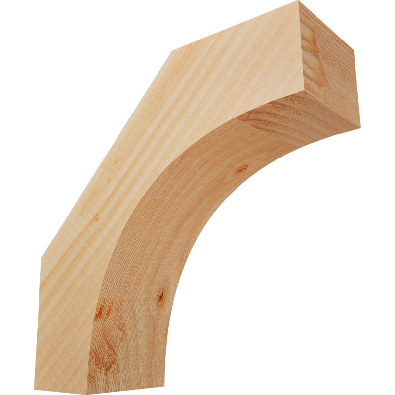 Attelle de genou Westlake, Sapin de Douglas, H 10 po x l 3,5 po x P 10 po, Lisse