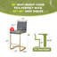Tabouret de comptoir rembourré Antigone de 25 po avec structure en métal-771536680-771536683