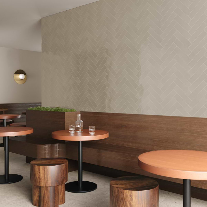 Manchester 3x12 Glossy Ceramic Subway Tile, Fawn Beige
