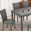 Ensemble de table de salle à manger 6 pièces avec banc et chaises (ensemble de 6)-1012651585-1012651586-1012651587