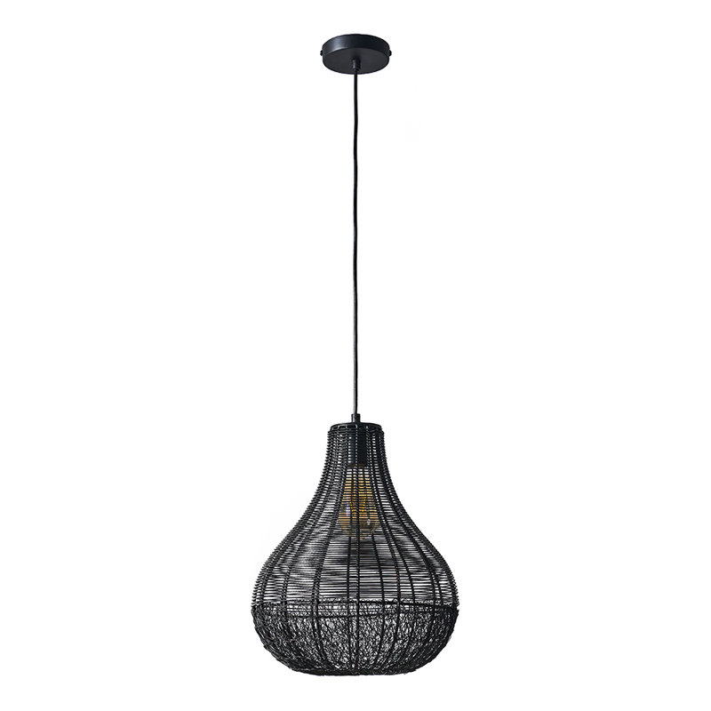 Nampa 1 - Light Black Single Pendant