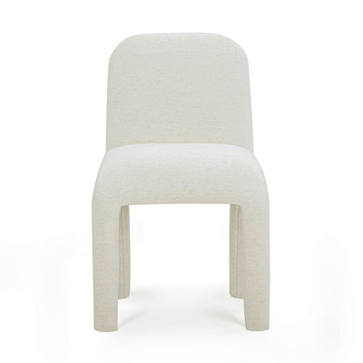 Chaise en chenille Lisa Performance crème