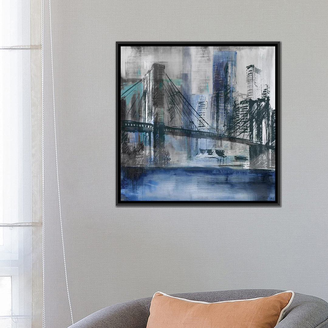 " Brooklyn Bridge " by Susan Jill East Urban Home Mat