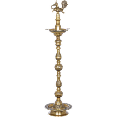 Grande lampe paon