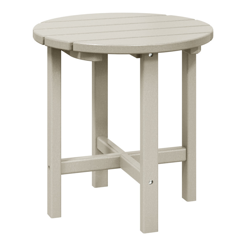 Altura Salvo 18" W Round Outdoor Side Table , Sand