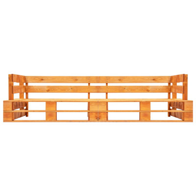 Everley Solid Wood Pine Outdoor Bench