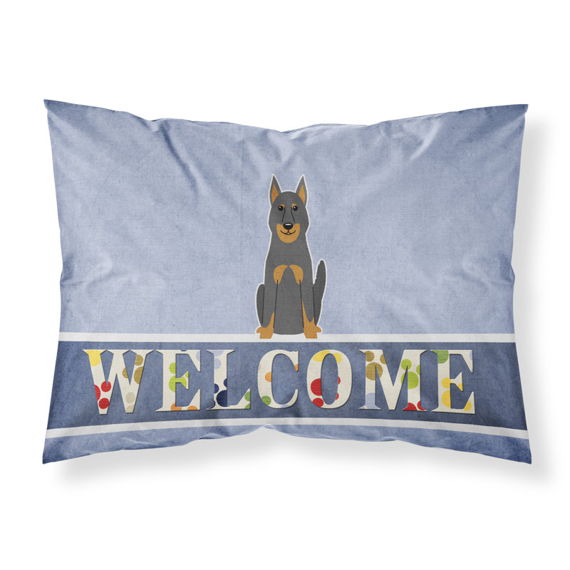 Taie d’oreiller welcome, Berger allemand beauceron