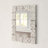 Polina Rectangular Metal Farmhouse Wall Mirror