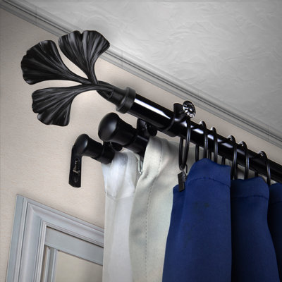 Agil Steel Adjustable Triple Curtain Rod