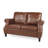 Christopher Knight Home Loveseat – Dual - Variant Design (Dark Brown Solid Wood/MDF & Light Brown Metal - Mesh - Wood - Fabric), Ideal For Elevating Living Room Elegance-718815057
